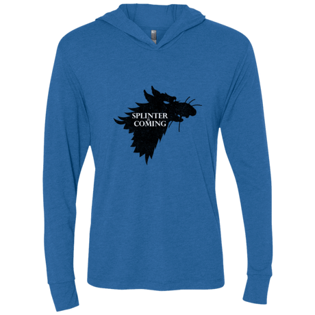 T-Shirts Vintage Royal / X-Small Splinter is Coming Triblend Long Sleeve Hoodie Tee