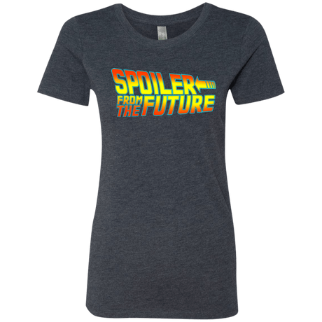 T-Shirts Vintage Navy / Small Spoiler from the future Women's Triblend T-Shirt