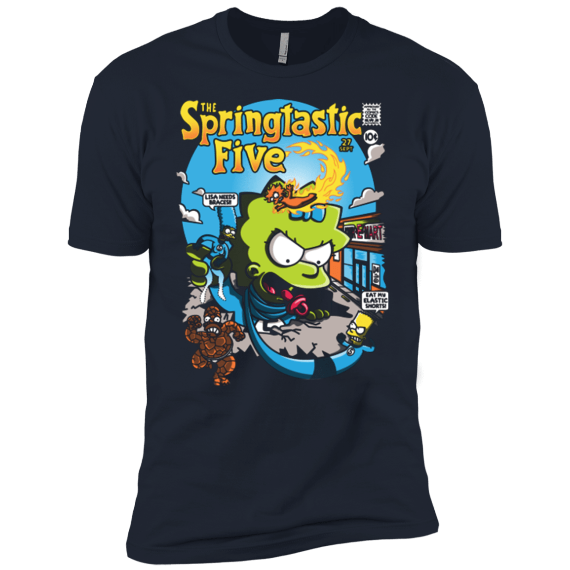 T-Shirts Midnight Navy / YXS Springtastic Boys Premium T-Shirt
