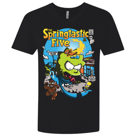 T-Shirts Black / X-Small Springtastic Men's Premium V-Neck