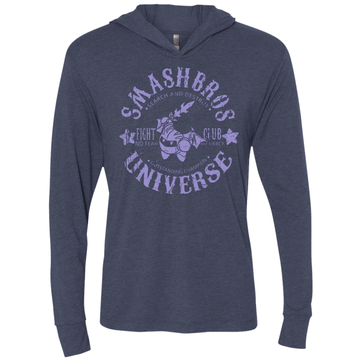 T-Shirts Vintage Navy / X-Small STAR CHAMPION 2 Triblend Long Sleeve Hoodie Tee