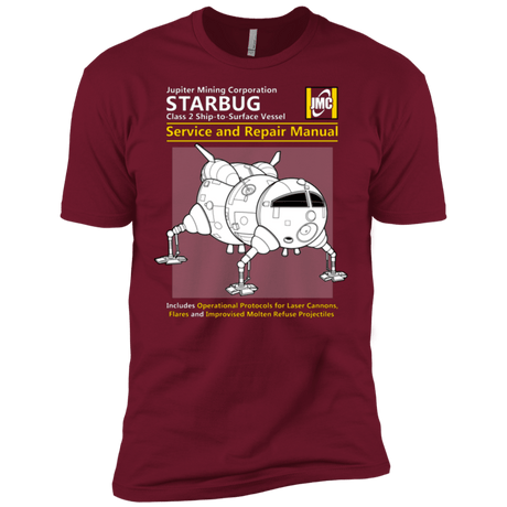 T-Shirts Cardinal / X-Small Starbug Service And Repair Manual Men's Premium T-Shirt