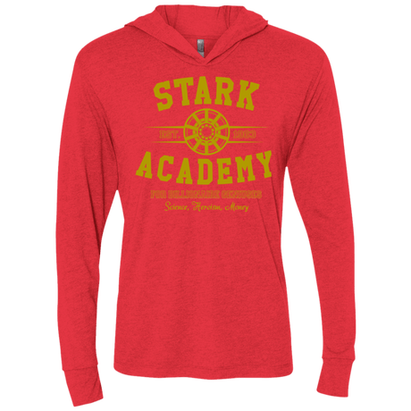T-Shirts Vintage Red / X-Small Stark Academy Triblend Long Sleeve Hoodie Tee