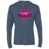 T-Shirts Indigo / X-Small Starlord Summer Triblend Long Sleeve Hoodie Tee
