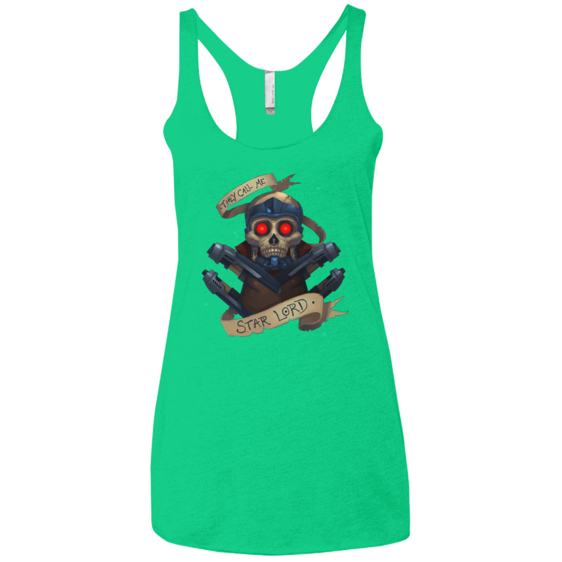 T-Shirts Envy / X-Small Starlord Women's Triblend Racerback Tank