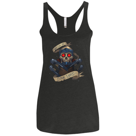 T-Shirts Vintage Black / X-Small Starlord Women's Triblend Racerback Tank