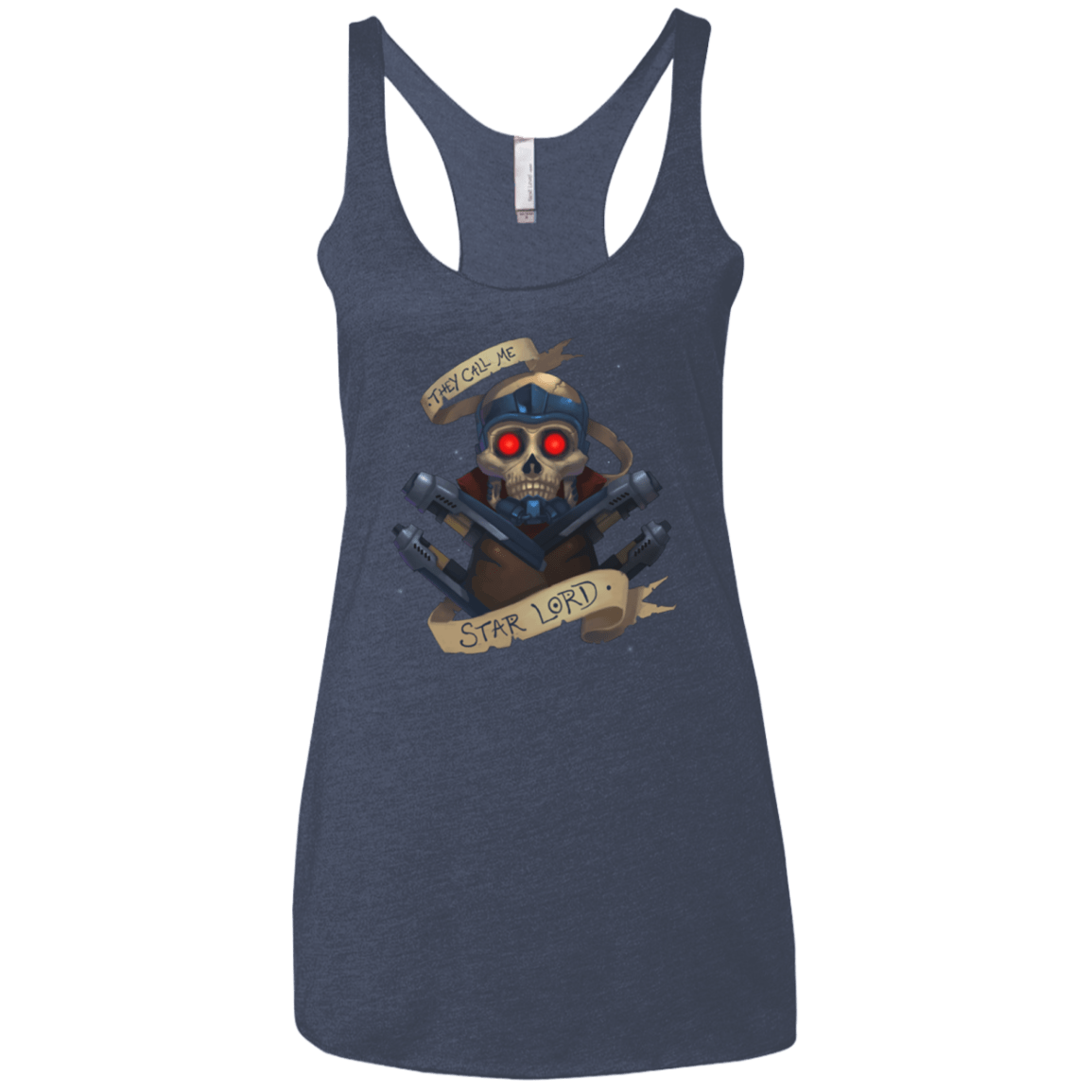 T-Shirts Vintage Navy / X-Small Starlord Women's Triblend Racerback Tank