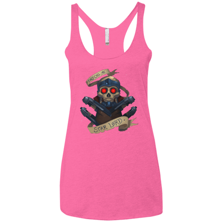 T-Shirts Vintage Pink / X-Small Starlord Women's Triblend Racerback Tank