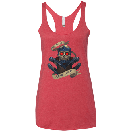 T-Shirts Vintage Red / X-Small Starlord Women's Triblend Racerback Tank