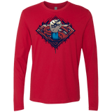 T-Shirts Red / Small Steel Hero Men's Premium Long Sleeve