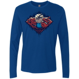 T-Shirts Royal / Small Steel Hero Men's Premium Long Sleeve