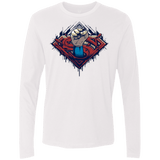 T-Shirts White / Small Steel Hero Men's Premium Long Sleeve