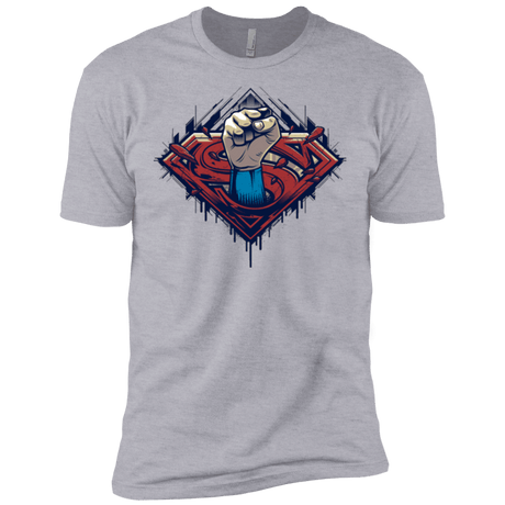 T-Shirts Heather Grey / X-Small Steel Hero Men's Premium T-Shirt