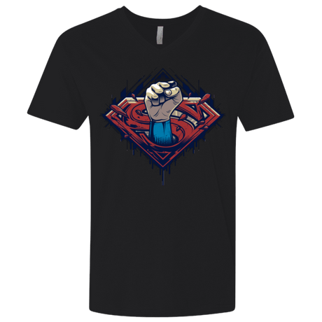 T-Shirts Black / X-Small Steel Hero Men's Premium V-Neck