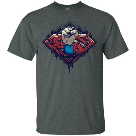 T-Shirts Dark Heather / Small Steel Hero T-Shirt