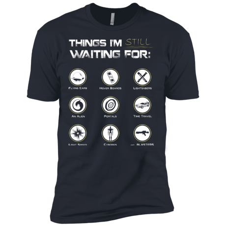 T-Shirts Indigo / X-Small Still Waiting Men's Premium T-Shirt
