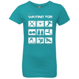 T-Shirts Tahiti Blue / YXS Still Waiting Part 2 Girls Premium T-Shirt
