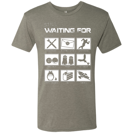 T-Shirts Venetian Grey / Small Still Waiting Part 2 Men's Triblend T-Shirt