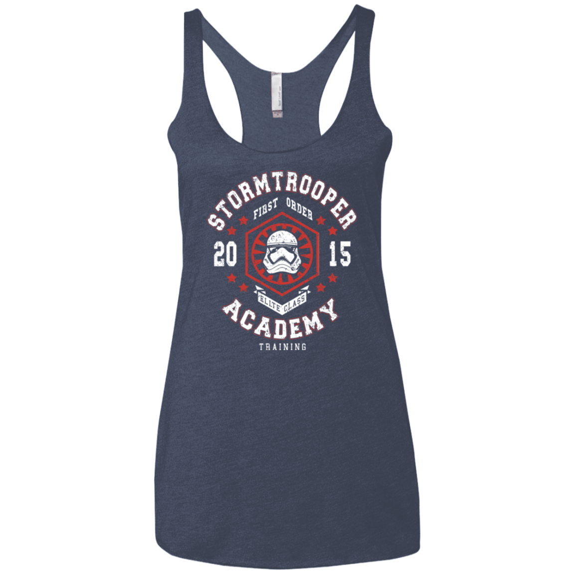 T-Shirts Vintage Navy / X-Small Stormtrooper Academy 15 Women's Triblend Racerback Tank