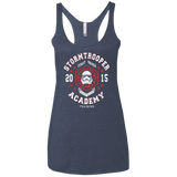 T-Shirts Vintage Navy / X-Small Stormtrooper Academy 15 Women's Triblend Racerback Tank