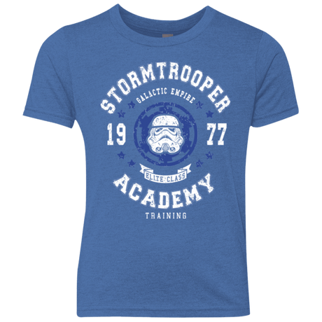 T-Shirts Vintage Royal / YXS Stormtrooper Academy 77 Youth Triblend T-Shirt