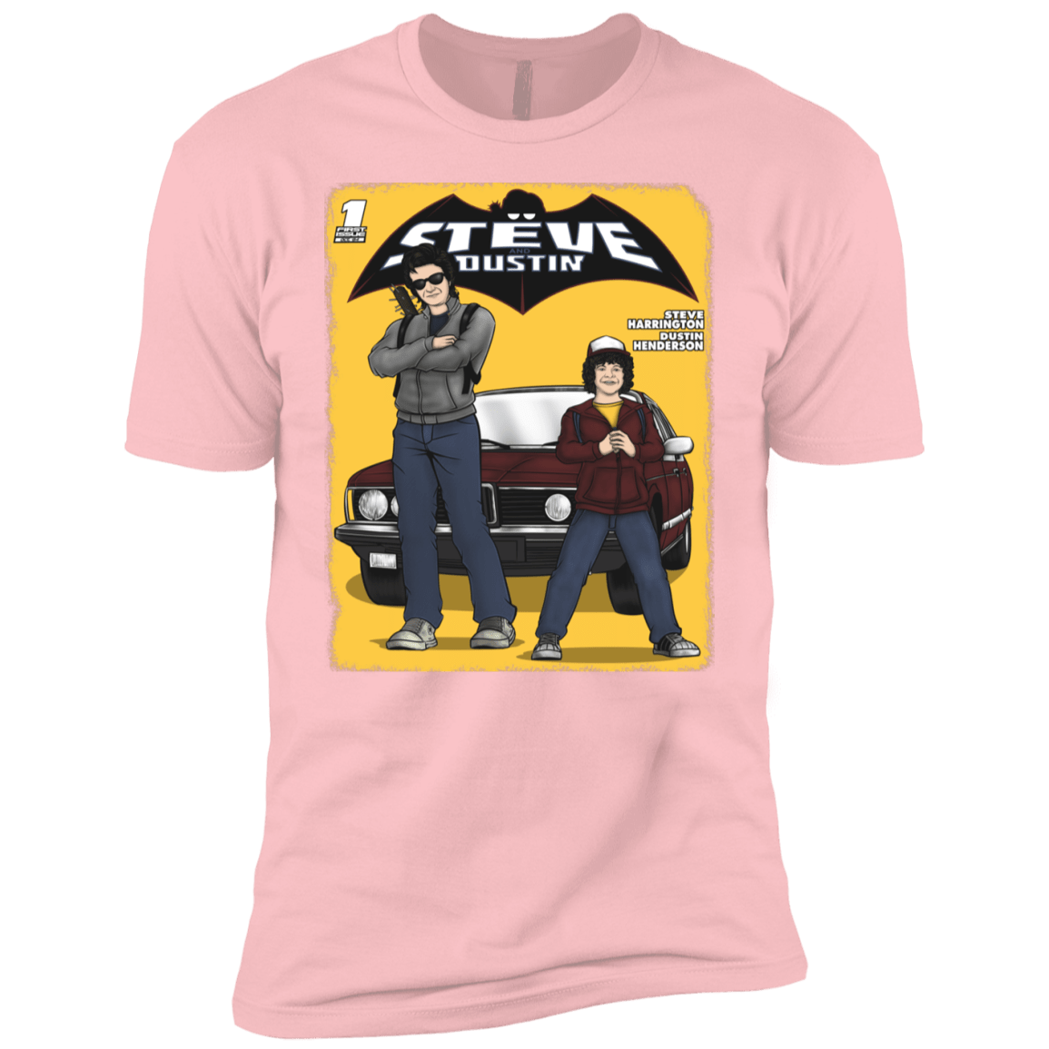T-Shirts Light Pink / YXS Strange Duo Boys Premium T-Shirt