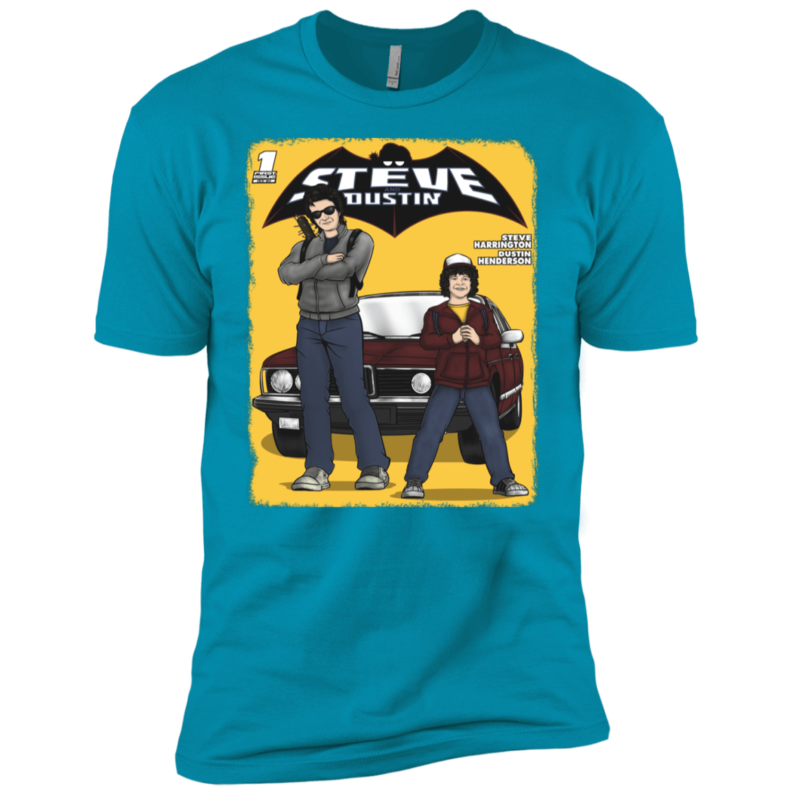 T-Shirts Turquoise / YXS Strange Duo Boys Premium T-Shirt