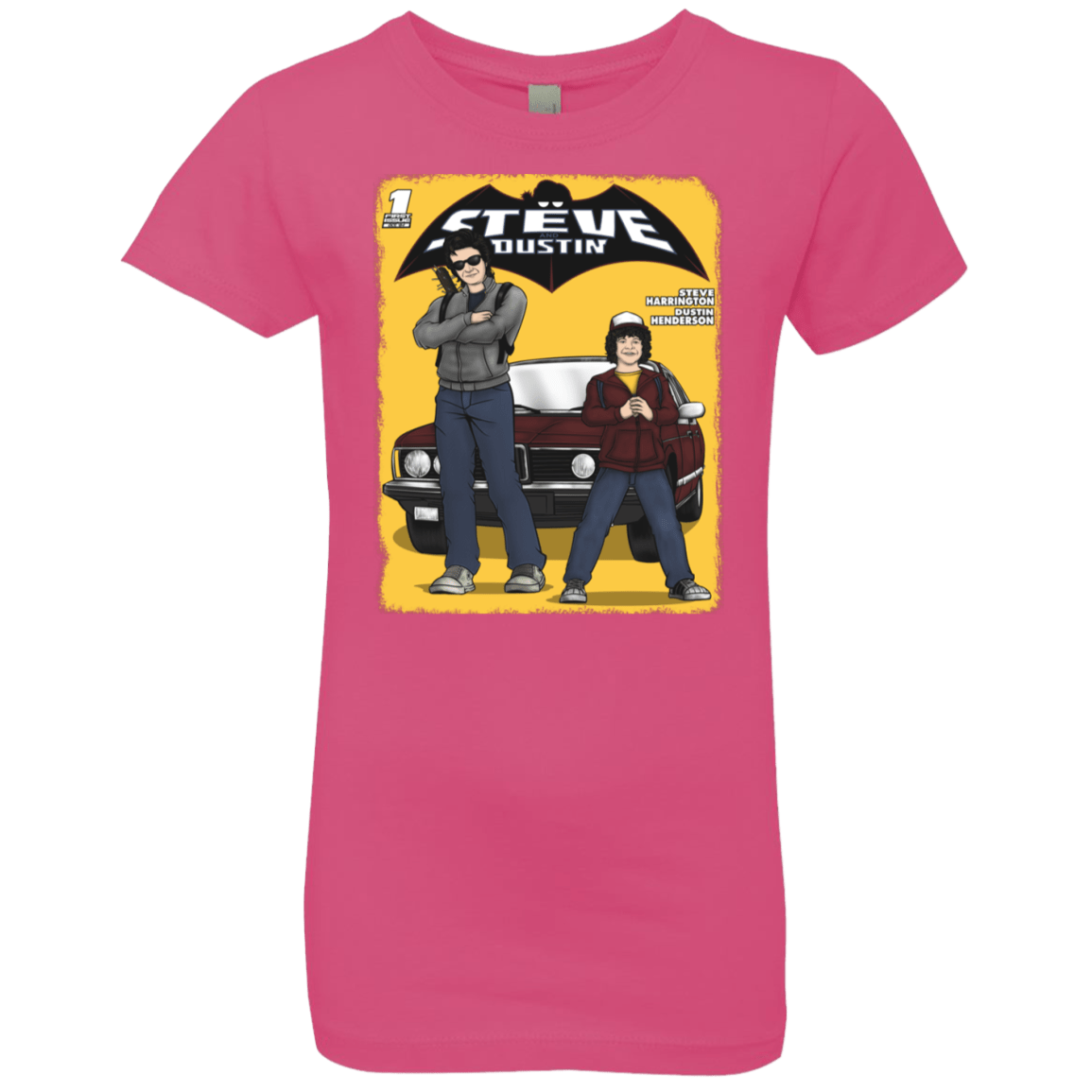 T-Shirts Hot Pink / YXS Strange Duo Girls Premium T-Shirt