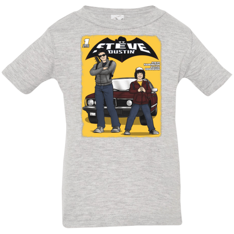 T-Shirts Heather Grey / 6 Months Strange Duo Infant Premium T-Shirt