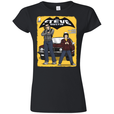 T-Shirts Black / S Strange Duo Junior Slimmer-Fit T-Shirt