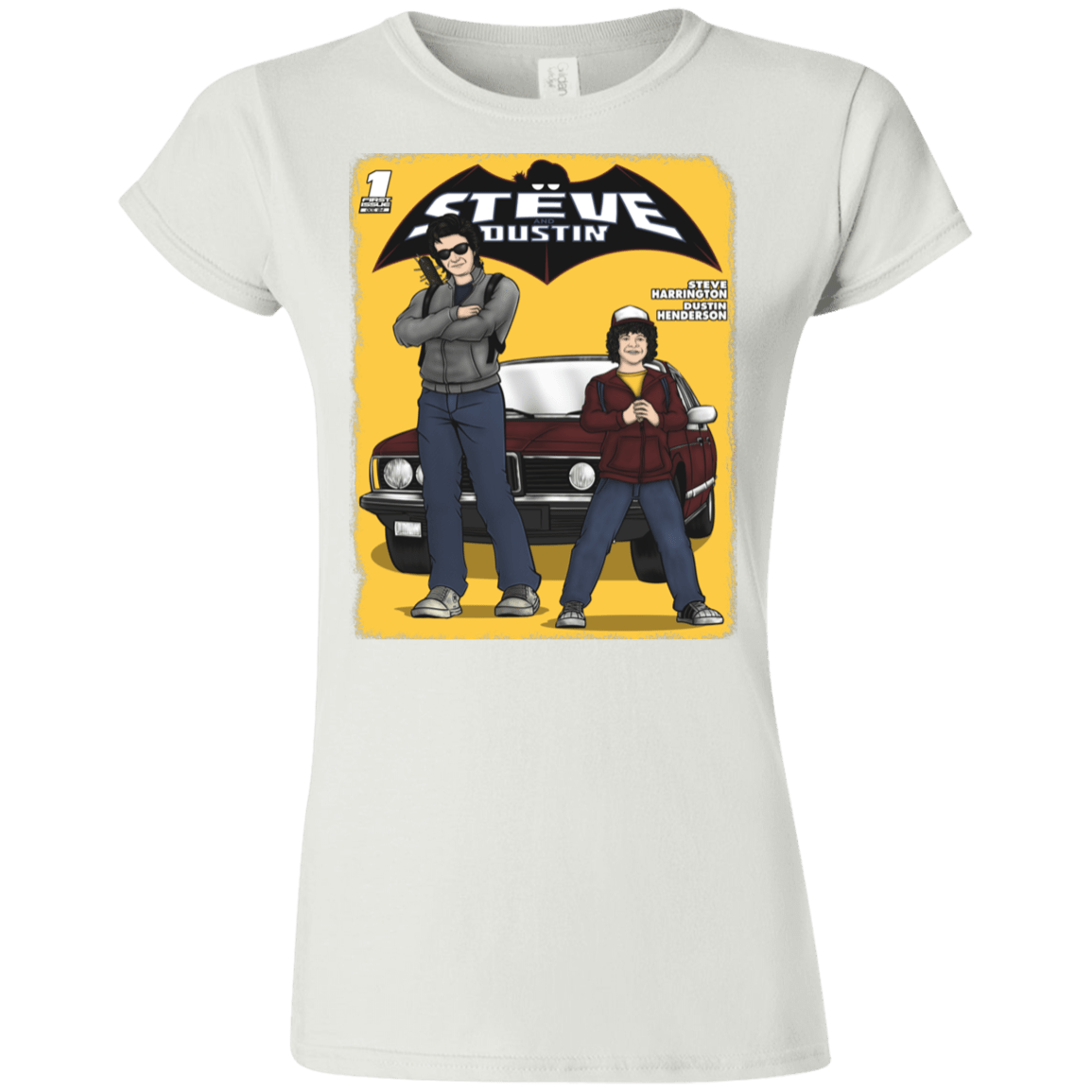 T-Shirts White / S Strange Duo Junior Slimmer-Fit T-Shirt