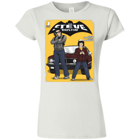 T-Shirts White / S Strange Duo Junior Slimmer-Fit T-Shirt