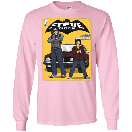T-Shirts Light Pink / S Strange Duo Men's Long Sleeve T-Shirt