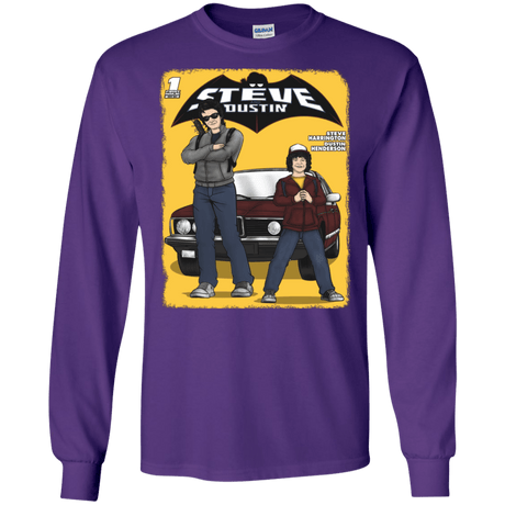 T-Shirts Purple / S Strange Duo Men's Long Sleeve T-Shirt
