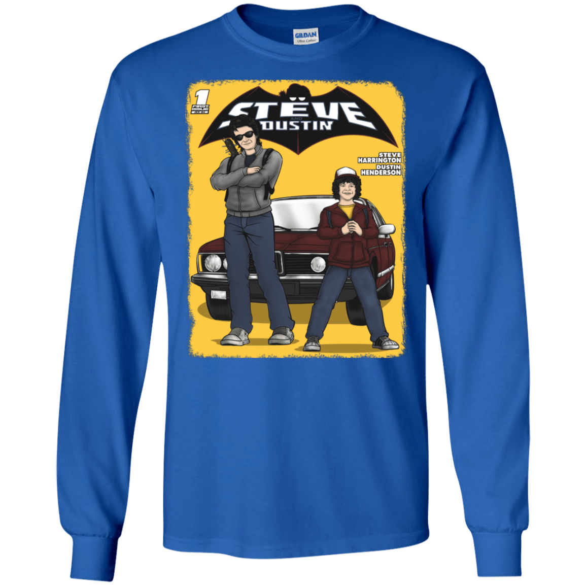 T-Shirts Royal / S Strange Duo Men's Long Sleeve T-Shirt