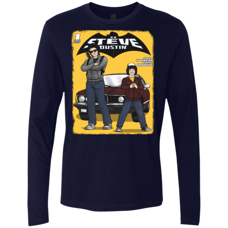T-Shirts Midnight Navy / S Strange Duo Men's Premium Long Sleeve
