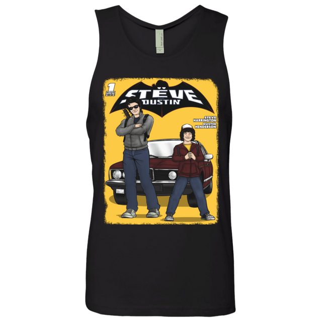 T-Shirts Black / S Strange Duo Men's Premium Tank Top