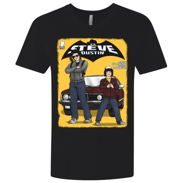 T-Shirts Black / X-Small Strange Duo Men's Premium V-Neck