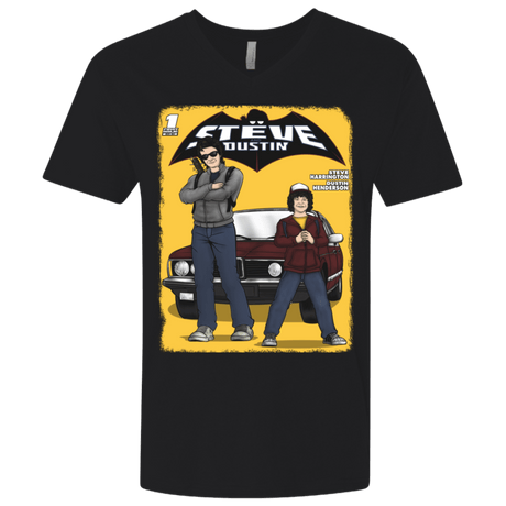 T-Shirts Black / X-Small Strange Duo Men's Premium V-Neck