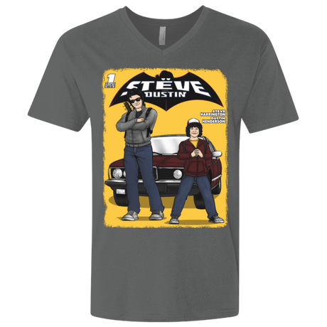 T-Shirts Heavy Metal / X-Small Strange Duo Men's Premium V-Neck