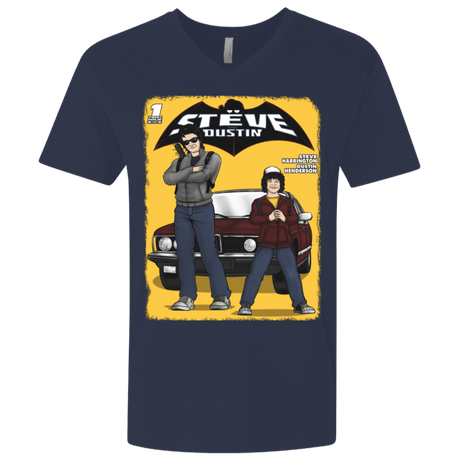 T-Shirts Midnight Navy / X-Small Strange Duo Men's Premium V-Neck