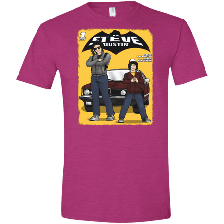 T-Shirts Antique Heliconia / S Strange Duo Men's Semi-Fitted Softstyle