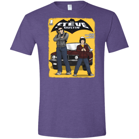 T-Shirts Heather Purple / S Strange Duo Men's Semi-Fitted Softstyle