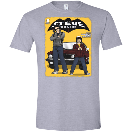 T-Shirts Sport Grey / X-Small Strange Duo Men's Semi-Fitted Softstyle