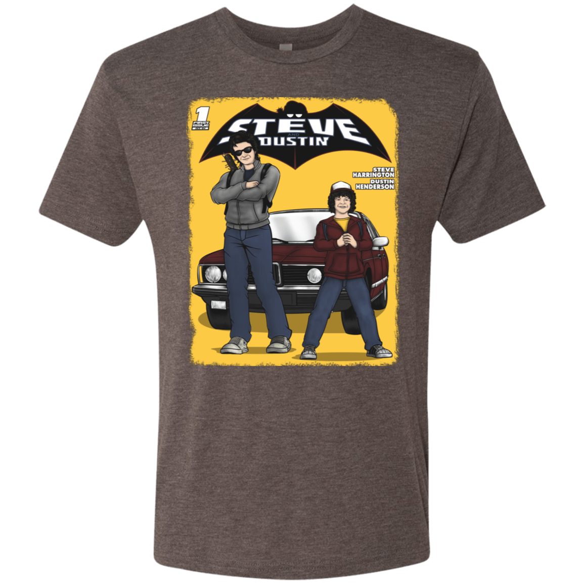 T-Shirts Macchiato / S Strange Duo Men's Triblend T-Shirt