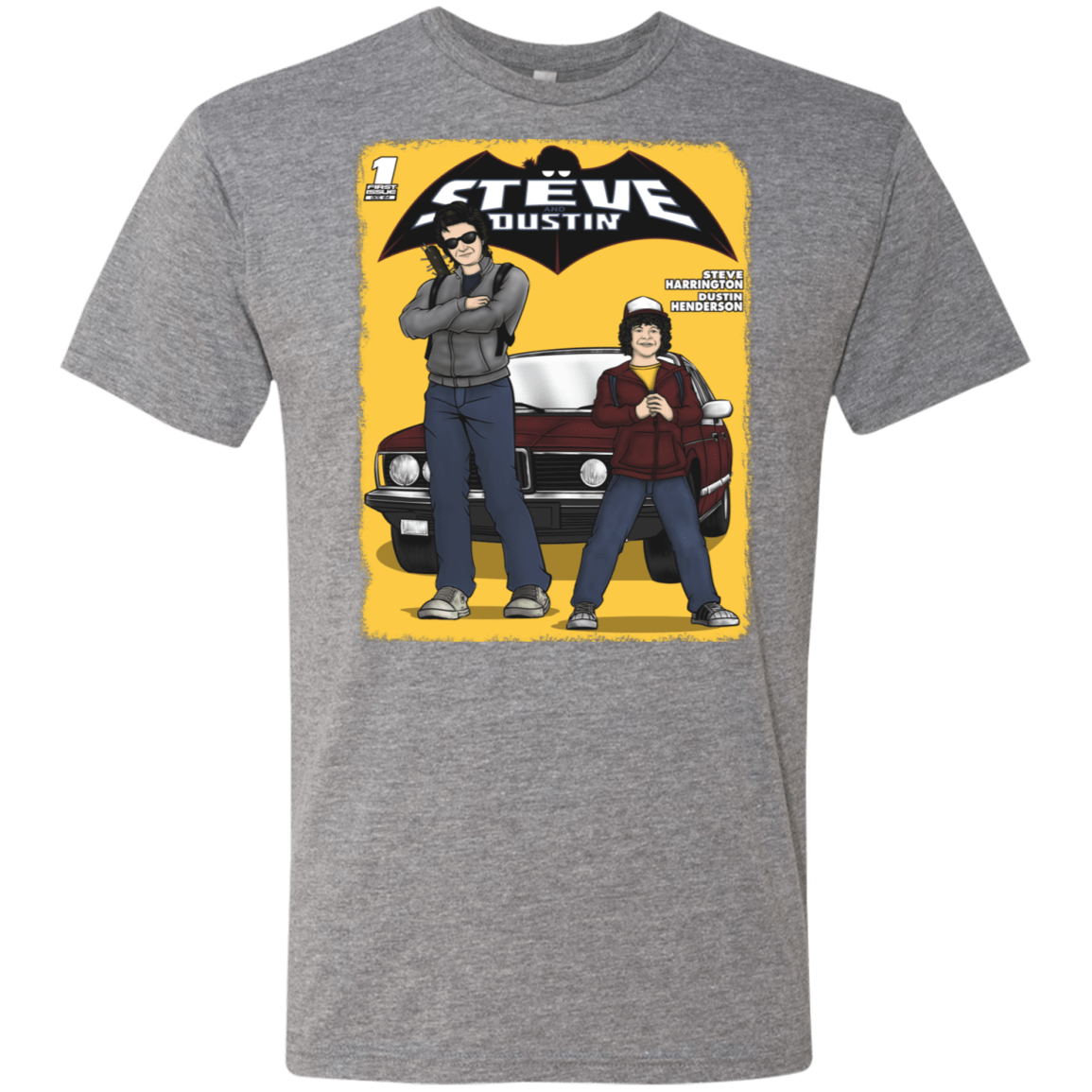 T-Shirts Premium Heather / S Strange Duo Men's Triblend T-Shirt
