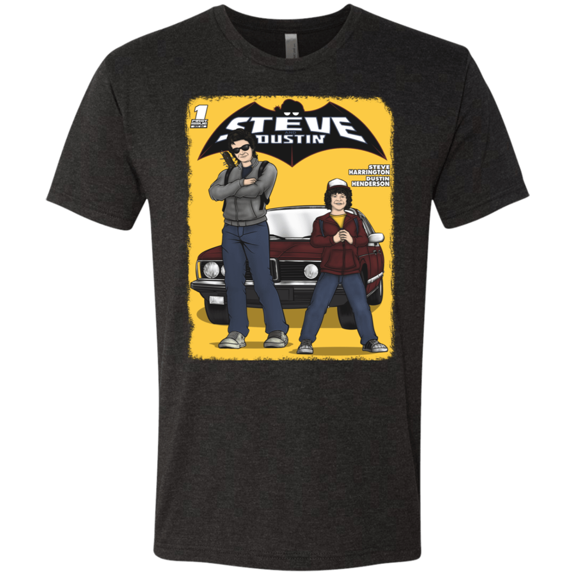 T-Shirts Vintage Black / S Strange Duo Men's Triblend T-Shirt
