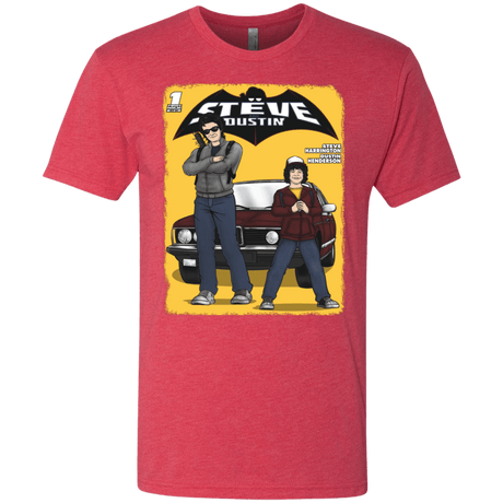 T-Shirts Vintage Red / S Strange Duo Men's Triblend T-Shirt