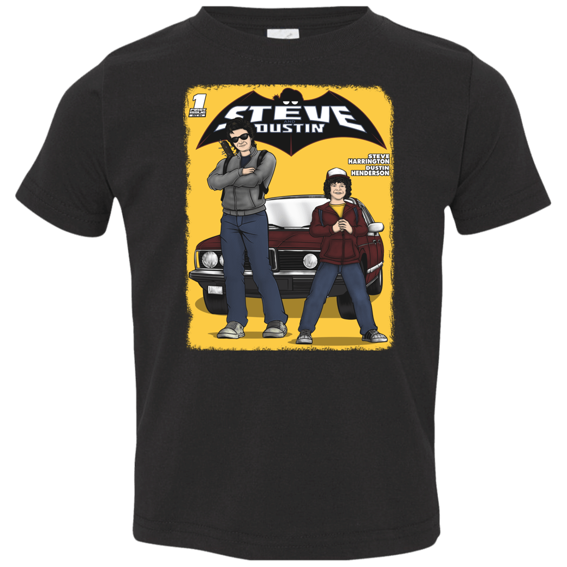 T-Shirts Black / 2T Strange Duo Toddler Premium T-Shirt