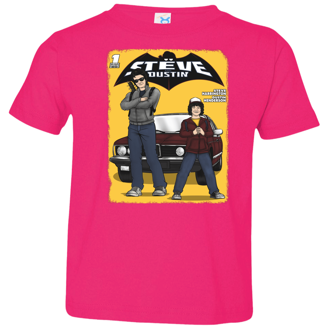 T-Shirts Hot Pink / 2T Strange Duo Toddler Premium T-Shirt